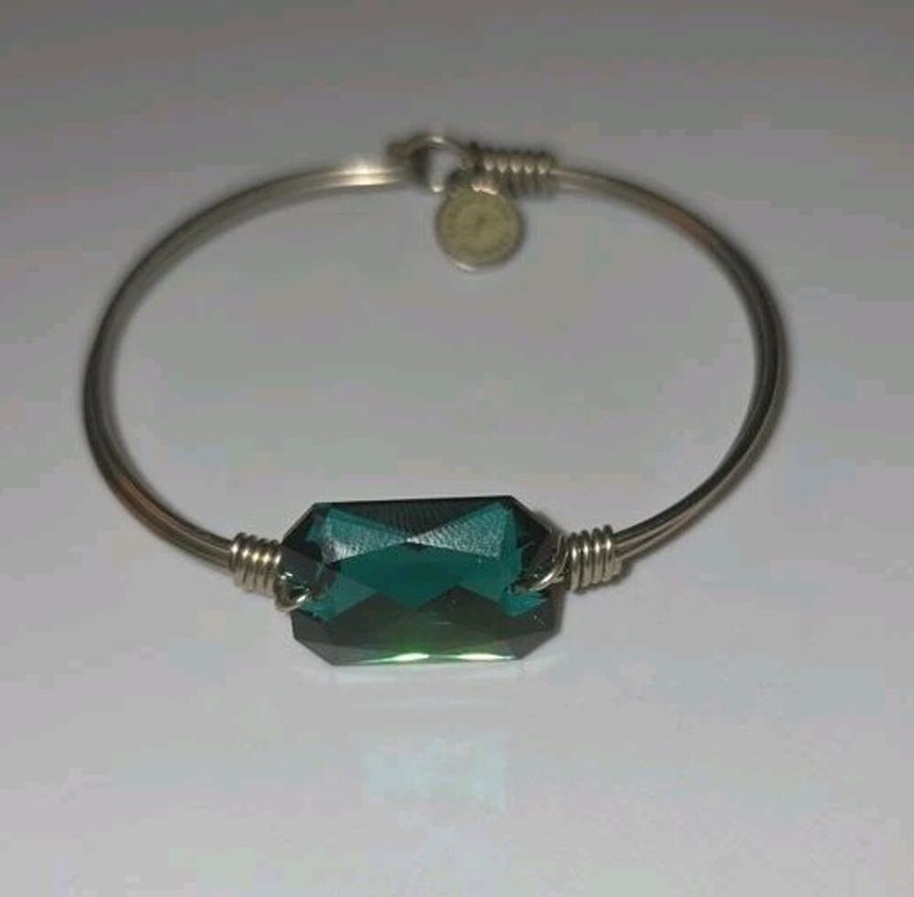 Luca + Danni Wire Bangle Bracelet with Crystal Extra Small